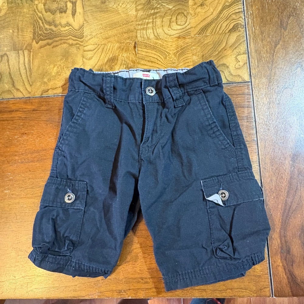 Levi’s Kids Black Cargo Shorts